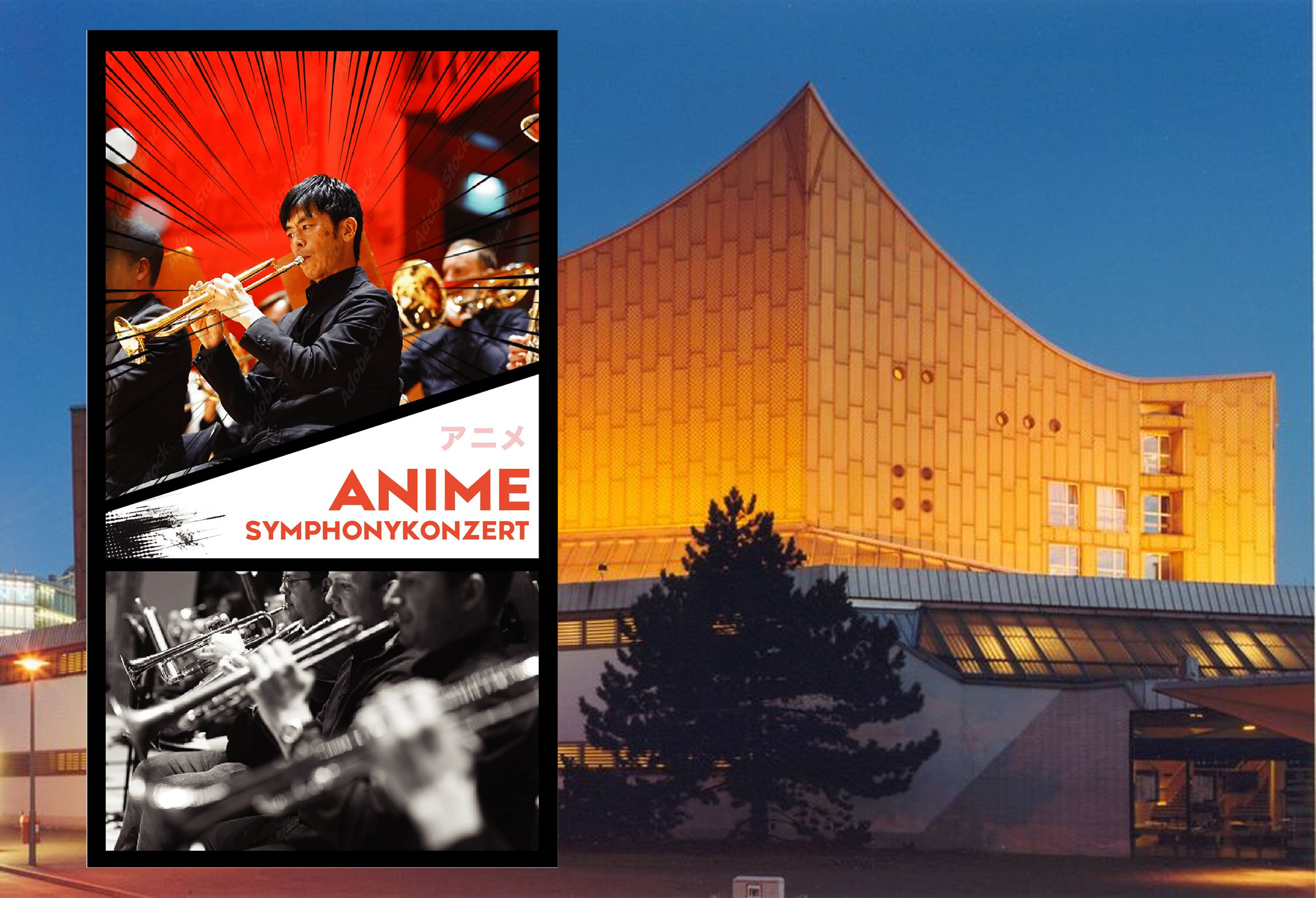 FOTO LANDING TEATRO Y POSTER